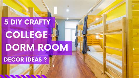 5 DIY Crafty College Dorm Room Decor Ideas - Construction How