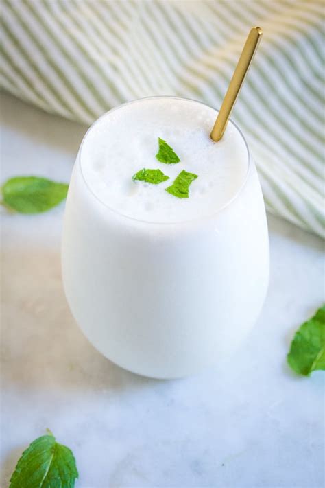 Refreshing Salted Lassi (Namkeen Lassi) - I Knead to Eat