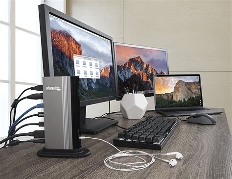 Plugable Thunderbolt 3 4K Docking Station for MacBook Pro / Windows | eBay