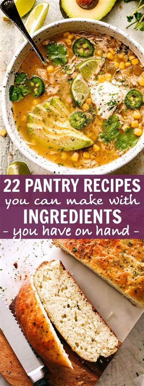 22 Pantry Recipes You can Make with Ingredients You Have On Hand | Recipes, Lunch meat recipes ...