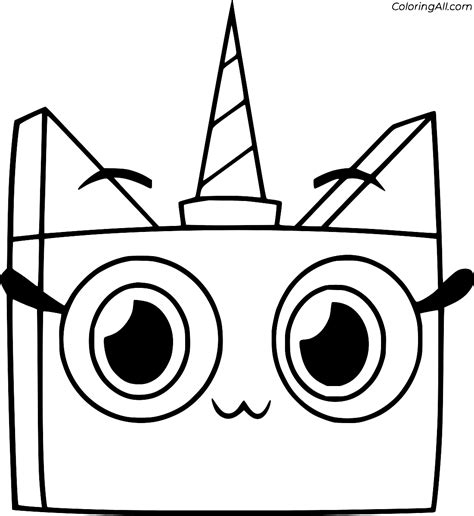 Unikitty Coloring Pages - ColoringAll