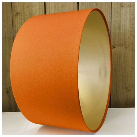 Burnt Orange & Metallic Gold Lampshade / Lightshade Ceiling Pendant Lamp Shade | eBay in 2020 ...