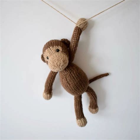 Mick the Monkey Knitting pattern by Amanda Berry | Monkey pattern ...