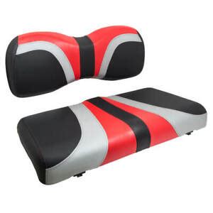 YAMAHA G29 & DRIVE 2 GOLF CART SEAT COVER IN RED/ BLACK CARBON FIBER ...