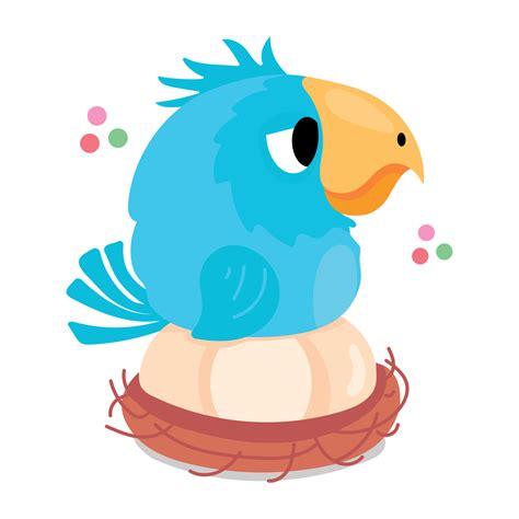 Trendy Bird Nest 16841035 Vector Art at Vecteezy