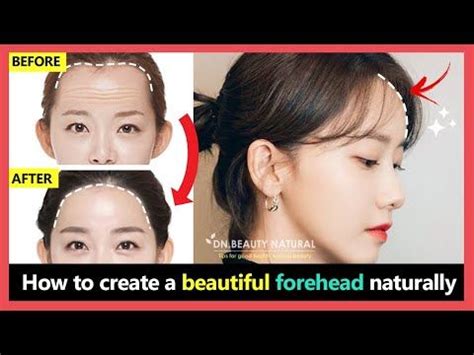 How to create a beautiful forehead, Smooth forehead, not wrinkles and ...