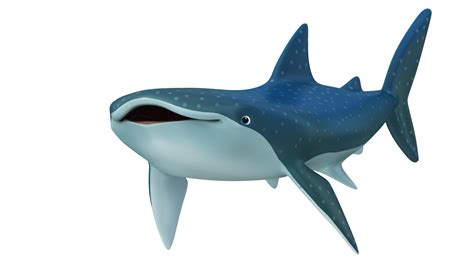 Cartoon Whale Shark 3D Model - TurboSquid 2086794