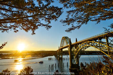 sunrise at Yaquina Bay Bridge. Oregon coast photography by Tim ...