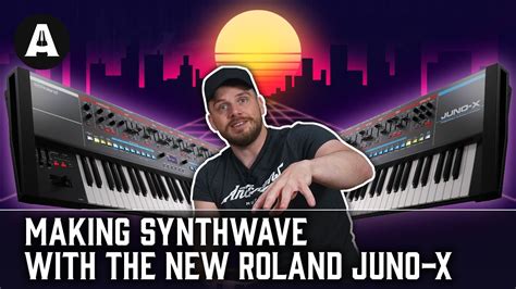 Making Synthwave on the Roland JUNO-X - Sound Design Basics! - YouTube