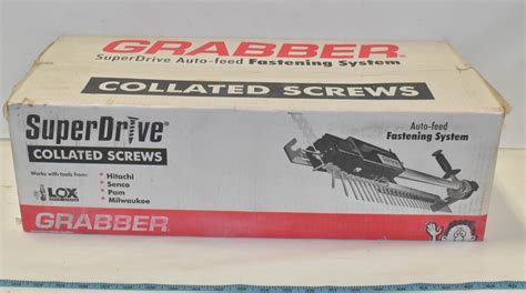 GRABBER COLLATED SCREWS SIZE 8X1X5/8" #2BIT