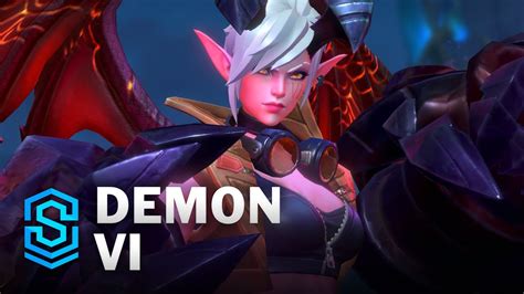 Demon Vi Wild Rift Skin Spotlight - YouTube