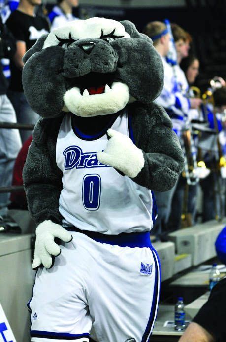 Drake Bulldogs mascot, Spike the Bulldog #bulldogmascot | Drake ...