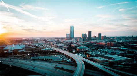 Oklahoma City USA Skyscrapers Buildings Architecture Wallpaper