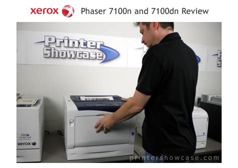 Color Laser Printer Review - Xerox Phaser 7100