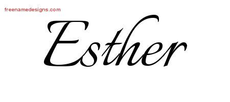 esther Archives - Free Name Designs