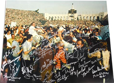 1972 Miami Dolphins Perfect Season Team Signed Oversized Photo