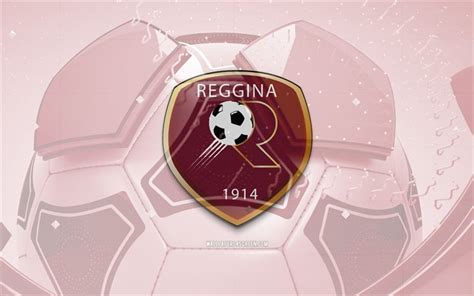 Télécharger logo brillant reggina 1914, 4k, fond de football violet, série b, football, club de ...