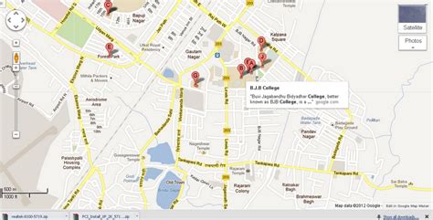 BJB College Bhubaneswar Area Map | Bhubaneswar Smart City Info Blog