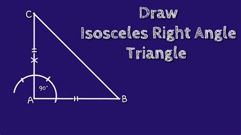 How To Draw A Right Isosceles Triangle - Awardaside