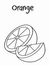 Orange coloring pages sketch template