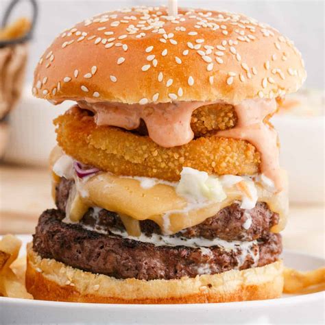 Big Daddy Double Cheeseburger with Boom Boom Sauce ⋆ Real Housemoms