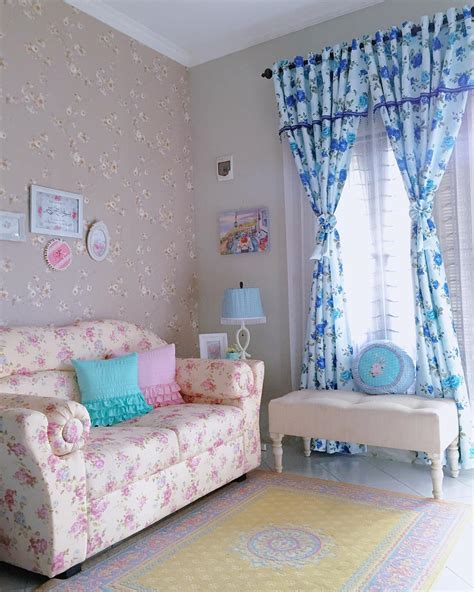 30 Desain Ruang Tamu Shabby Chic Minimalis Cantik Terbaru 2022 | dekorrumah.net