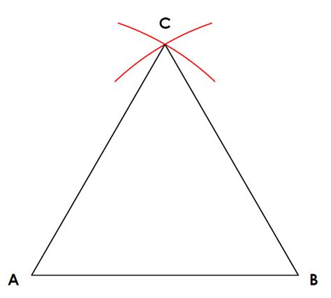 Construct an Equilateral Triangle given one side - Technical Graphics