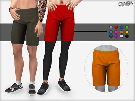 Best Male & Female Sims 4 Athletic Shorts CC - All Sims CC