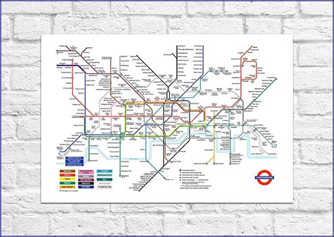 London Tube Map Artwork - map : Resume Examples #pv9wXEM3Y7