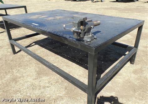 Steel shop table in Sublette, KS | Item DI9692 sold | Purple Wave