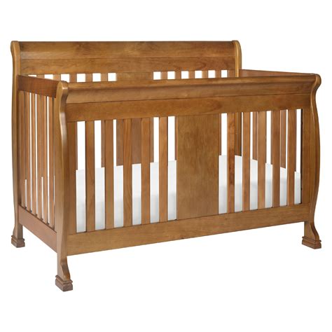 DaVinci Porter 4-in-1 Convertible Crib with Toddler Bed Conversion Kit in Chestnut Finish ...