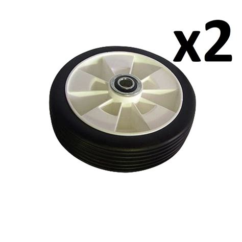 2 X 8 INCH WHEELS FOR ROVER MASPORT VICKING LAWN MOWERS WITH SEALED ...