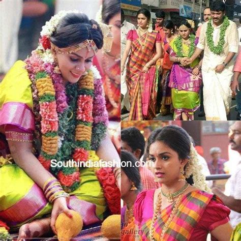 Keerthy Suresh at her sister Revathy Suresh's Wedding – South India Fashion