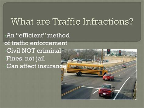 PPT - Street Law: Traffic Infractions PowerPoint Presentation, free ...