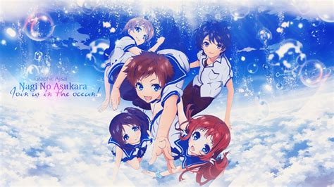 Nagi no Asukara HD Wallpaper: Ocean Friends