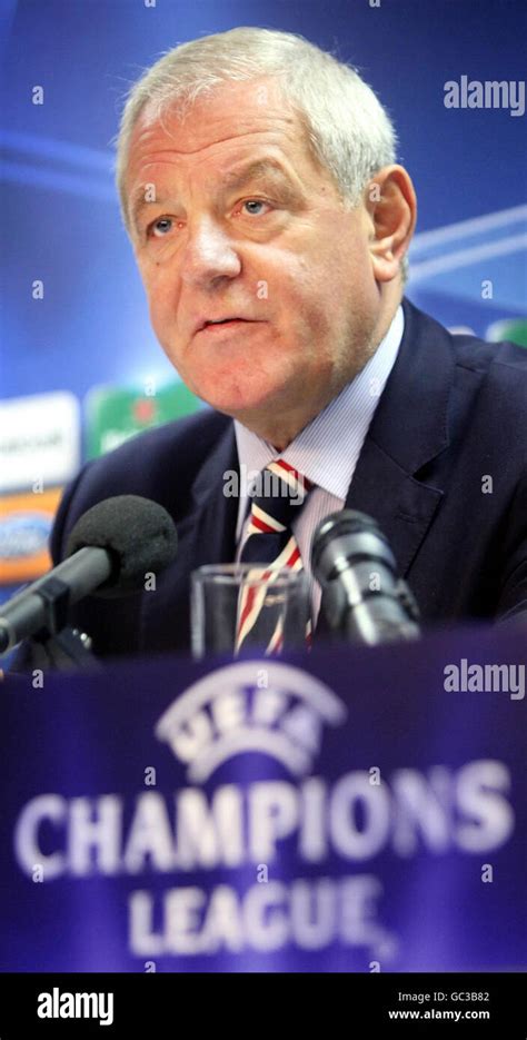 Rangers manager Walter Smith during a Press Conference at Ibrox, Glasgow Stock Photo - Alamy