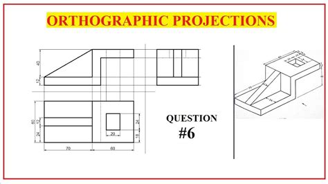 ORTHOGRAPHIC PROJECTION IN ENGINEERING DRAWING - YouTube