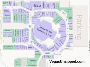 Planet Hollywood Las Vegas Property Map | Las vegas hotels map, Las ...