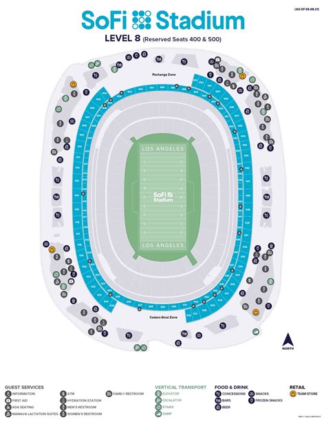 SoFi Stadium Seating Chart 2023 - SeatGraph