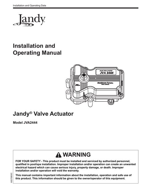 Jandy Valve Parts Diagram - General Wiring Diagram