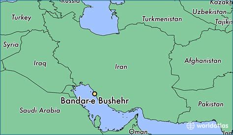 Where is Bandar-e Bushehr, Iran? / Bandar-e Bushehr, Bushehr Map - WorldAtlas.com