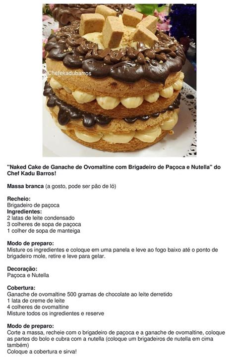 17 Best images about Doces brasileiros on Pinterest | Bolo de chocolate, Creative and Caipirinha