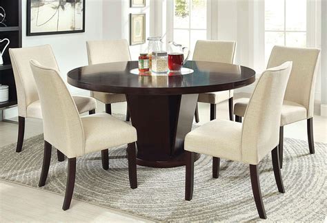 6 Seater Round Glass Dining Table