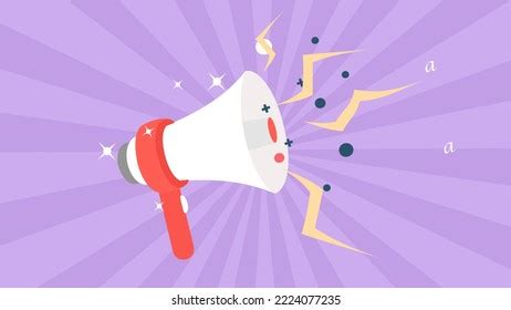 Shinning Megaphone Loud Sound Effects Stock Illustration 2224077235 | Shutterstock