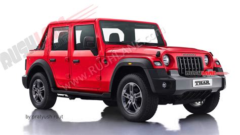 2023 Mahindra Thar 5 Door SUV To Be Based On New Scorpio Platform