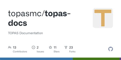 GitHub - topasmc/topas-docs: TOPAS Documentation