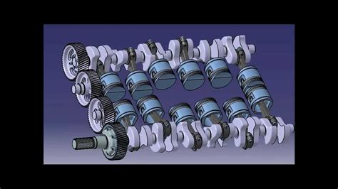 Engine Piston Animation