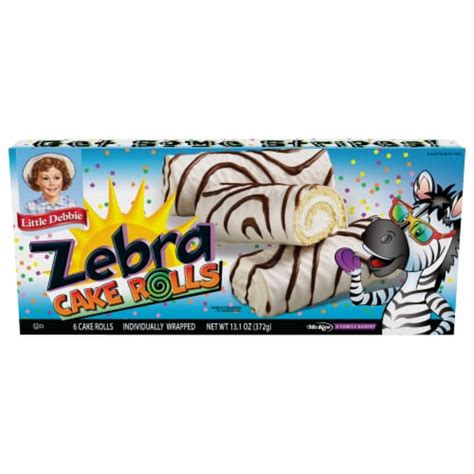 Little Debbie Zebra Cake Rolls, 6 ct / 2.18 oz - Fry’s Food Stores