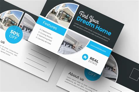 Real Estate Postcard Templates | Creative Market