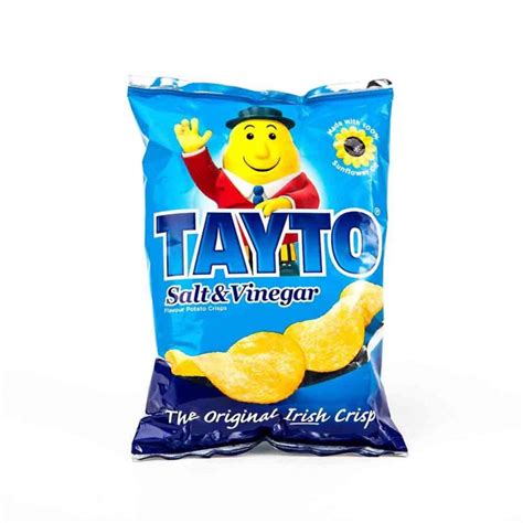 91002 Tayto Crisps Salt & Vinegar 37g – Irish Shop